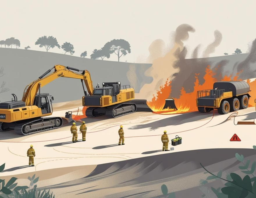 OPERACIONES DE EXTINCION EN INCENDIOS FORESTALES CON MAQUINARIA PESADA